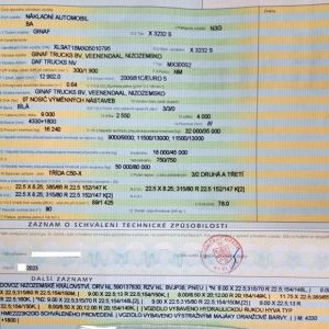 foto 35t kontejner GINAF 6x4+ 22tm jeřáb