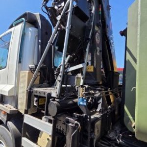 foto 35t kontejner GINAF 6x4+ 22tm jeřáb