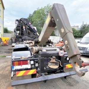 foto 35t kontejner GINAF 6x4+ 22tm jeřáb
