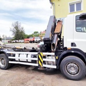 foto 35t kontejner GINAF 6x4+ 22tm jeřáb